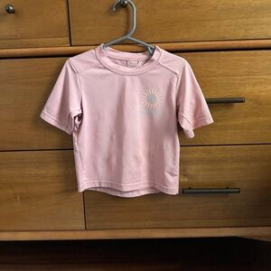 Patagonia Kids Pink Swim Rashguard